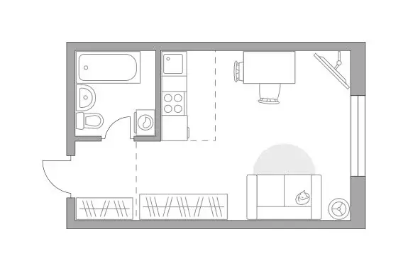 Квартира-студия: Московская область, городской округ Красногорск, село ... - Фото 0