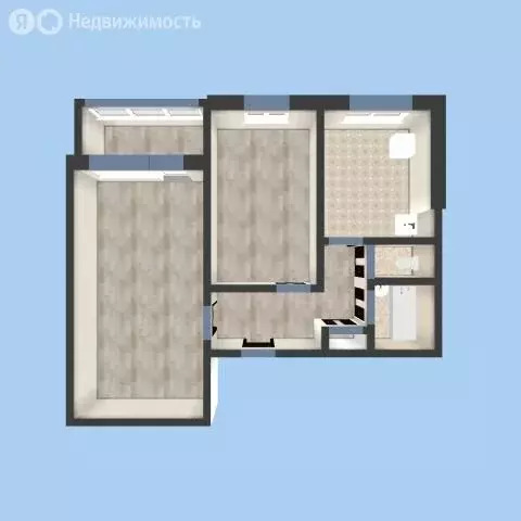 2-комнатная квартира: Омск, улица Калинина, 11 (46.1 м) - Фото 0