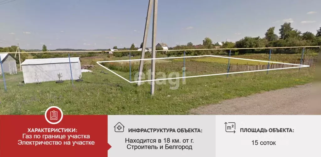 Участок в Белгородская область, Яковлевский муниципальный округ, с. ... - Фото 0