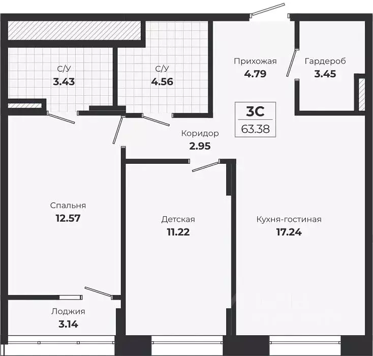 2-к кв. Новосибирская область, Новосибирск Лесоперевалка мкр, Ясный ... - Фото 1