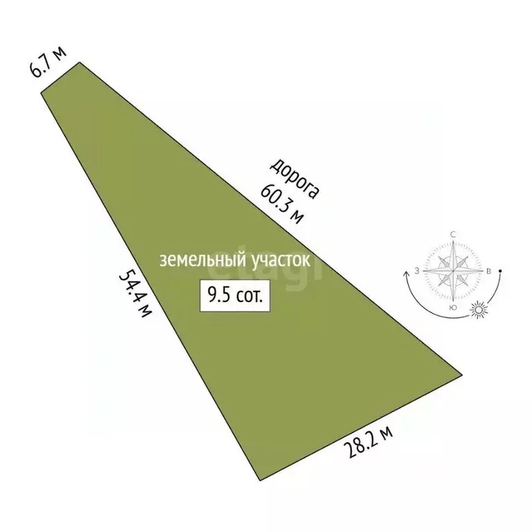 Участок в Мордовия, Лямбирский район, Берсеневское с/пос, с. Татарская ... - Фото 1