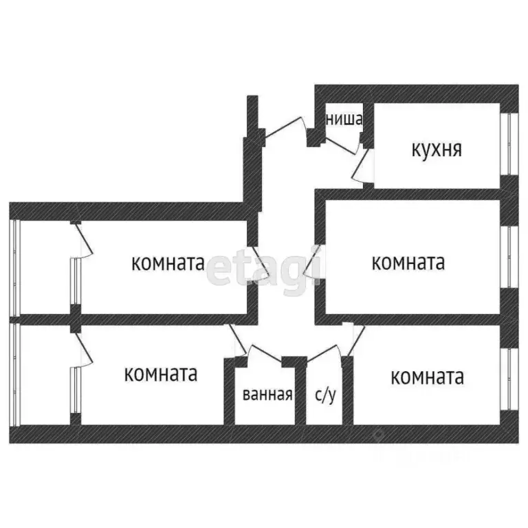 4-к кв. Приморский край, Владивосток Военное ш., 27 (80.0 м) - Фото 1