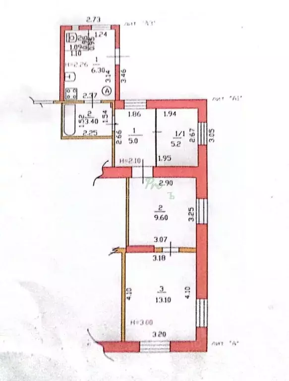 Дом в Краснодарский край, Ейск ул. Коммунаров (44 м) - Фото 2