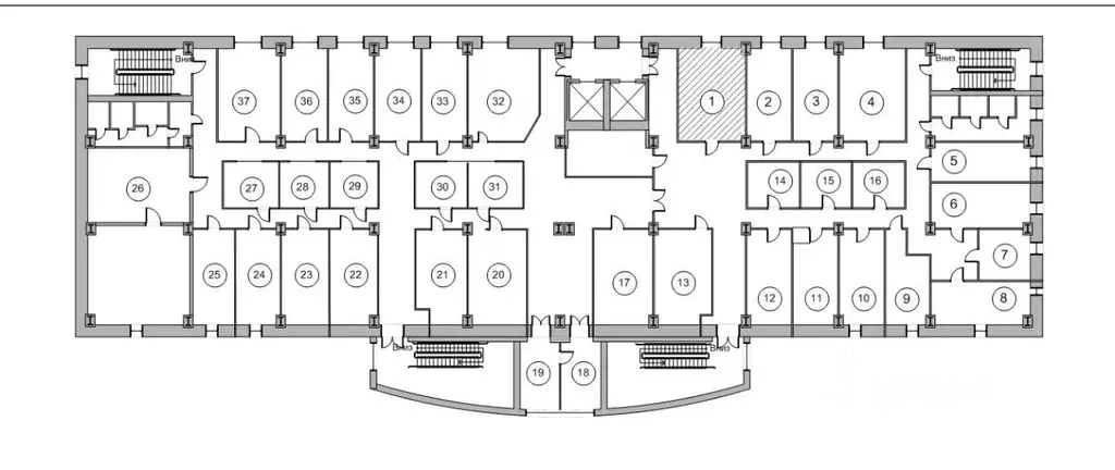 Офис в Хабаровский край, Хабаровск ул. Карла Маркса, 166 (35 м) - Фото 2