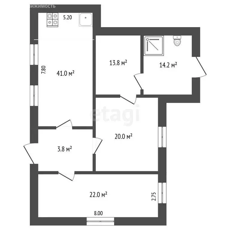 Дом в Судак, Гвардейская улица (114.8 м) - Фото 1