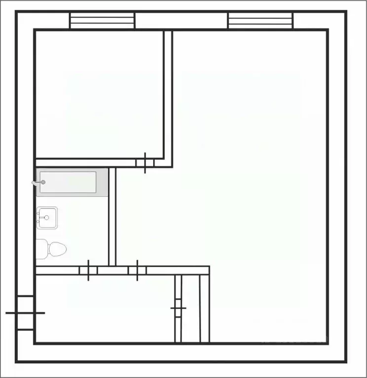 1-к кв. Приморский край, Находка Пограничная ул., 12 (28.7 м) - Фото 2