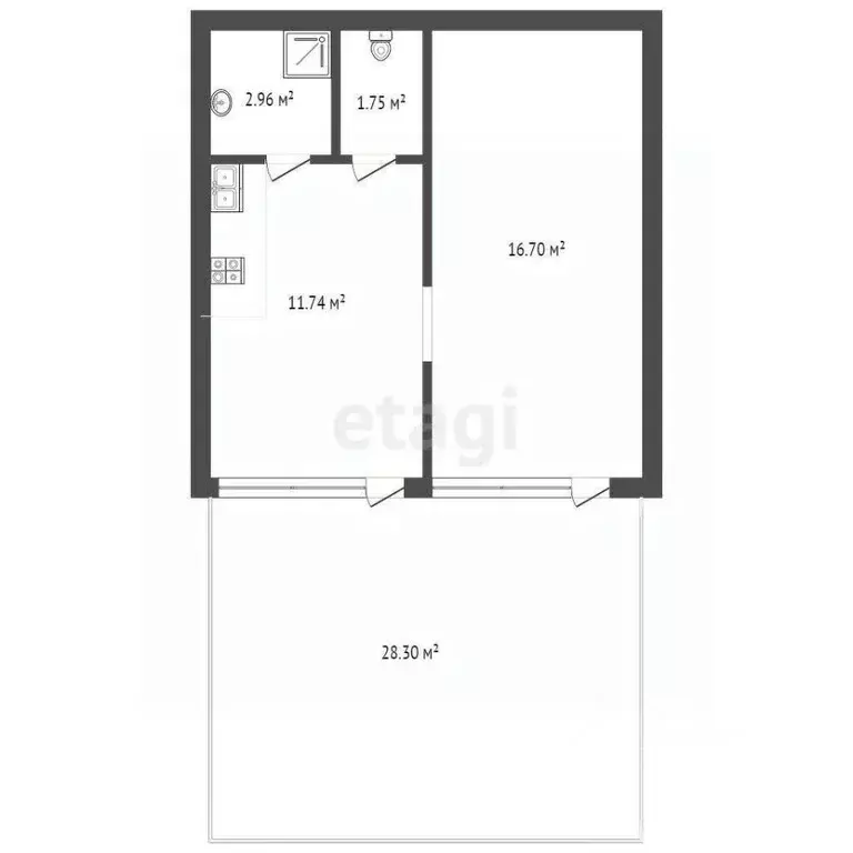 1-к кв. Севастополь Гагаринский муниципальный округ, ул. Военных ... - Фото 1