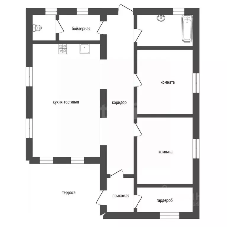 Дом в Воронежская область, Рамонский район, Айдаровское с/пос, с. ... - Фото 1