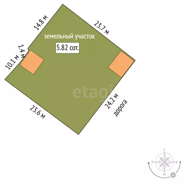 Дом в Челябинск, СНТ Энергетик (16.7 м) - Фото 1