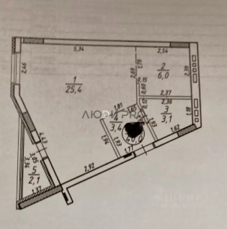 1-к кв. Башкортостан, Уфа ул. Шота Руставели, 41 (37.9 м) - Фото 1