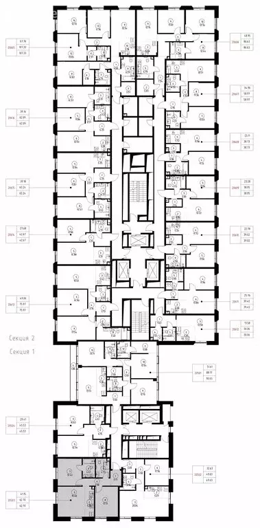 2-комнатная квартира: Москва, ЖК Мира (62.7 м) - Фото 2