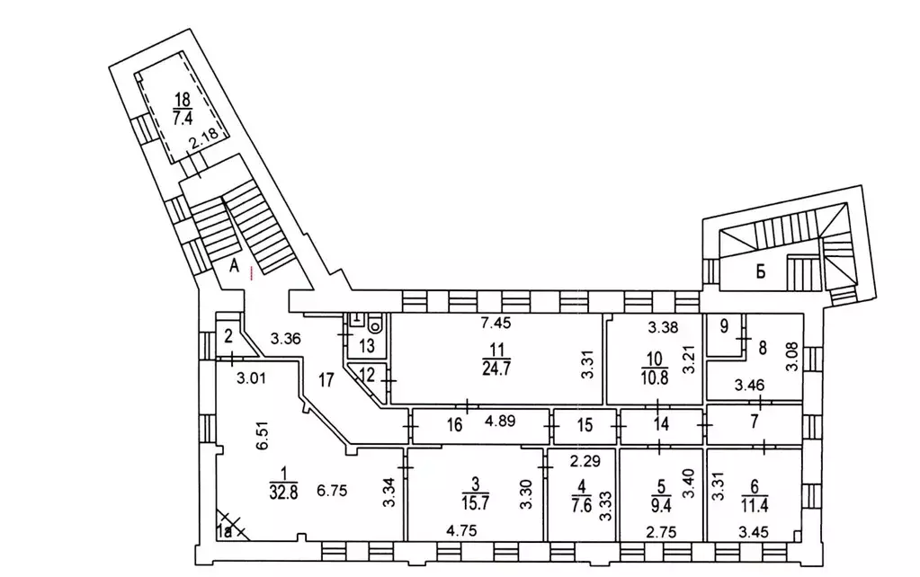 Офис в Москва Овчинниковская наб., 6С3 (187 м) - Фото 1