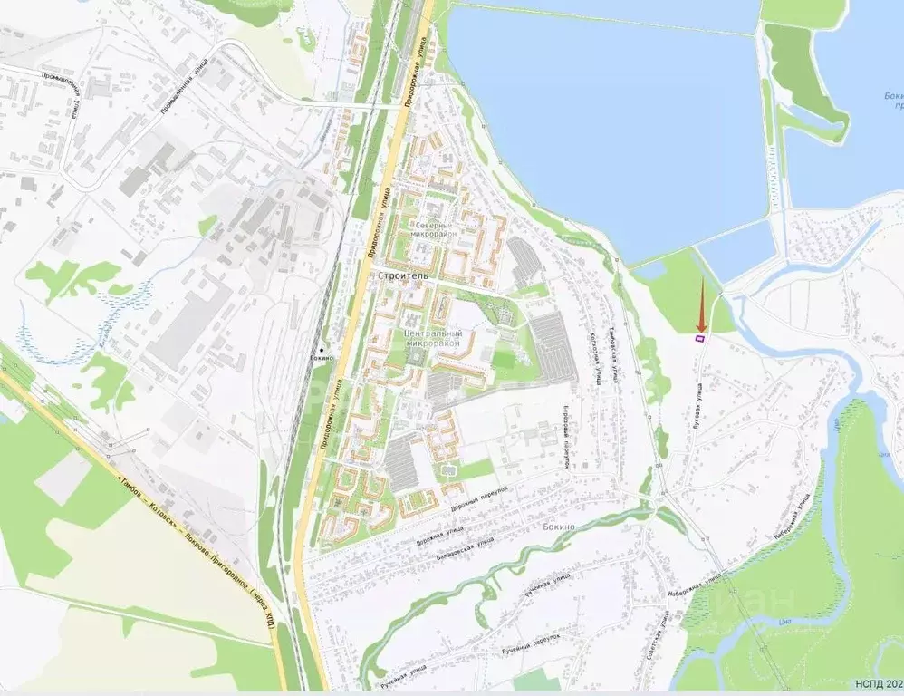Участок в Тамбовская область, Тамбов городской округ, с. Бокино ул. ... - Фото 2
