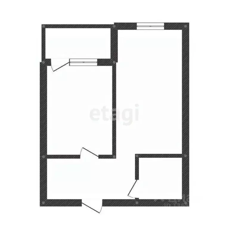 1-к кв. Иркутская область, Иркутск ул. Баумана, 271/2 (43.0 м) - Фото 1