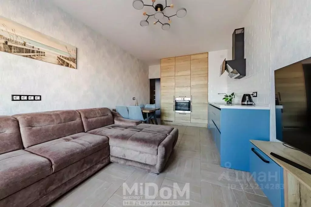 2-к кв. Ленинградская область, Всеволожский район, пос. Бугры бул. ... - Фото 1