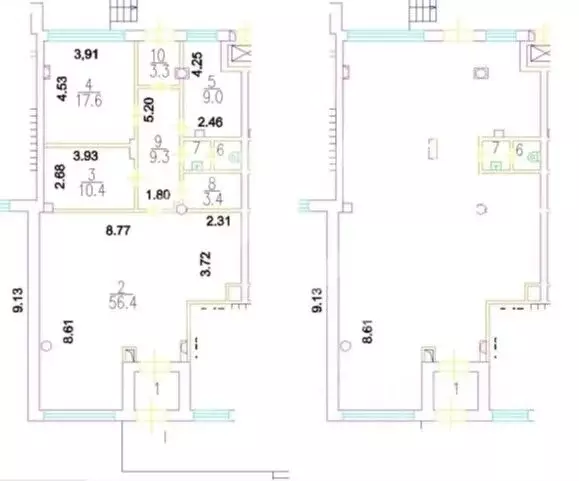 Помещение свободного назначения в Москва ул. Корнейчука, 40 (115 м) - Фото 2