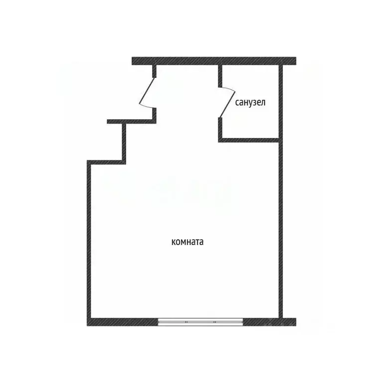 Студия Алтайский край, Бийск ул. Емельяна Пугачева, 2 (18.5 м) - Фото 2