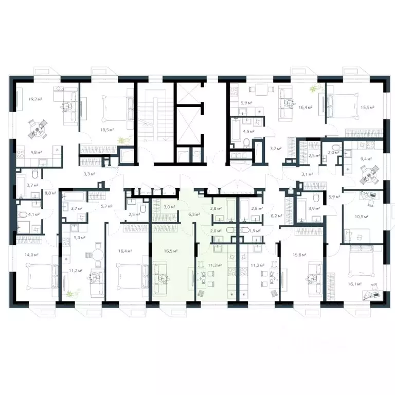 1-к кв. Приморский край, Владивосток Дом на Востоке жилой комплекс, ... - Фото 2