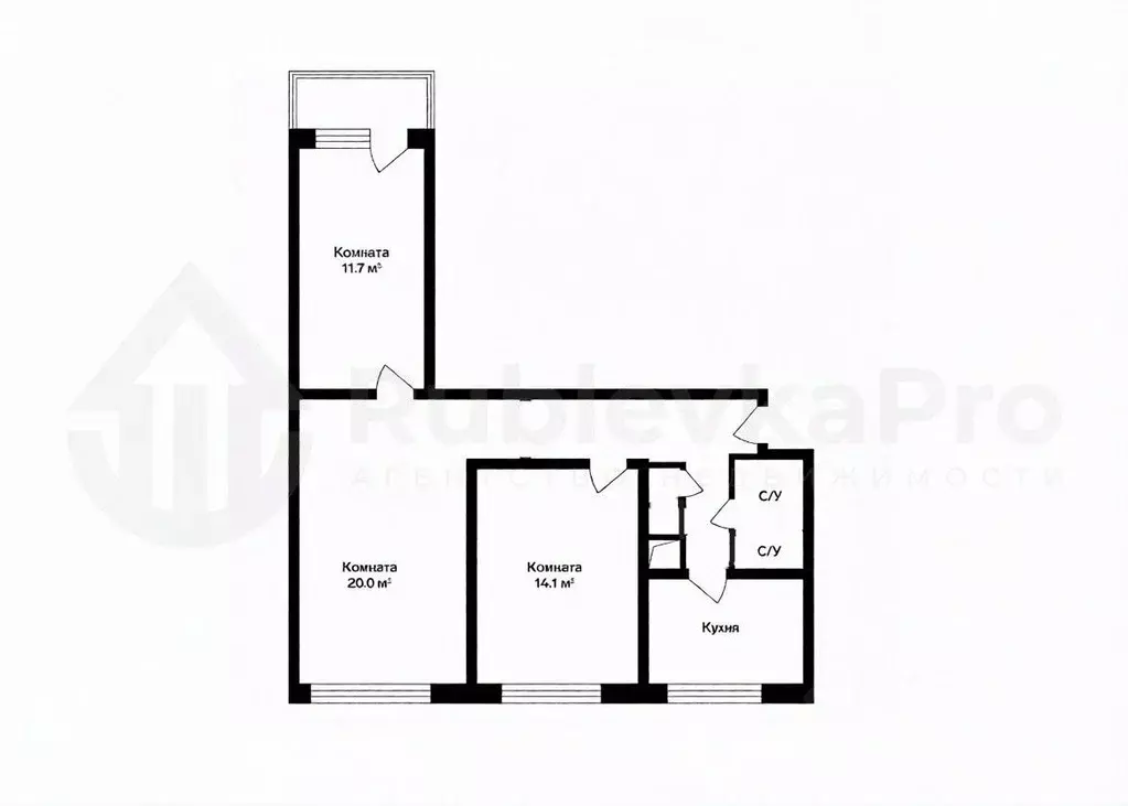 3-к кв. Москва ул. Маршала Тимошенко, 36 (64.0 м) - Фото 2