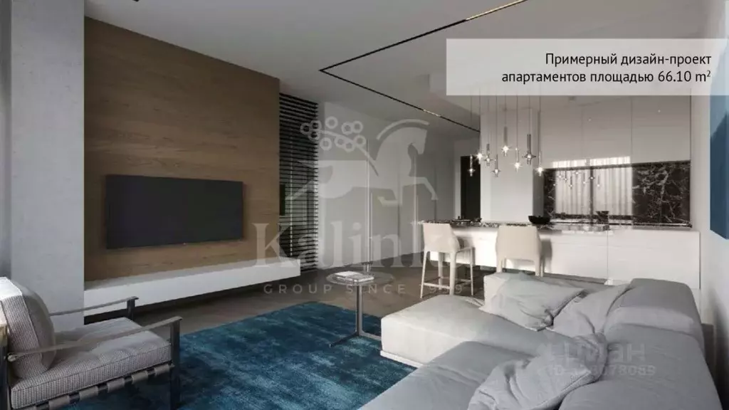 2-к кв. Москва Поварская ул., 8/1к1 (66.1 м) - Фото 2