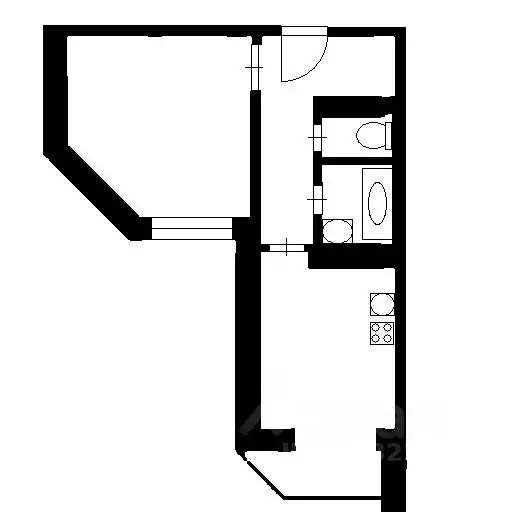 1-к кв. Белгородская область, Белгород пер. 1-й Мичуринский, 7 (44.6 ... - Фото 2
