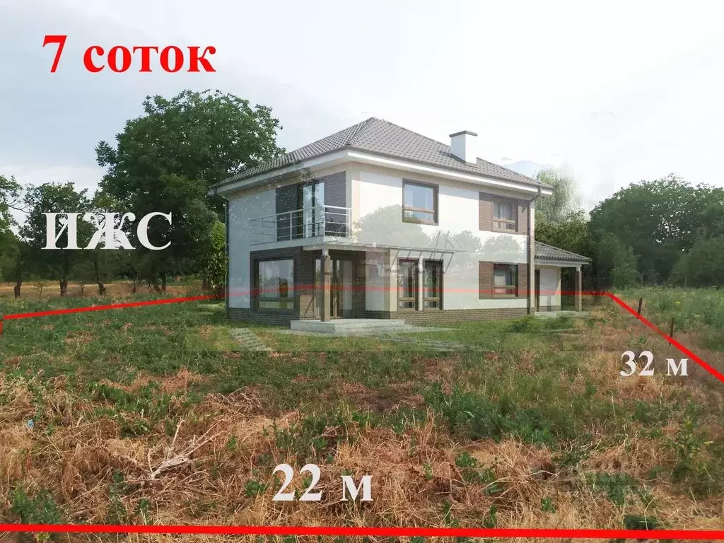 Участок в Крым, Симферопольский район, с. Мазанка ул. Мира, 40 (7.0 ... - Фото 0