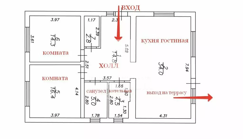 Дом в село Усть-Курдюм, улица Мусы Джалиля (100 м) - Фото 1
