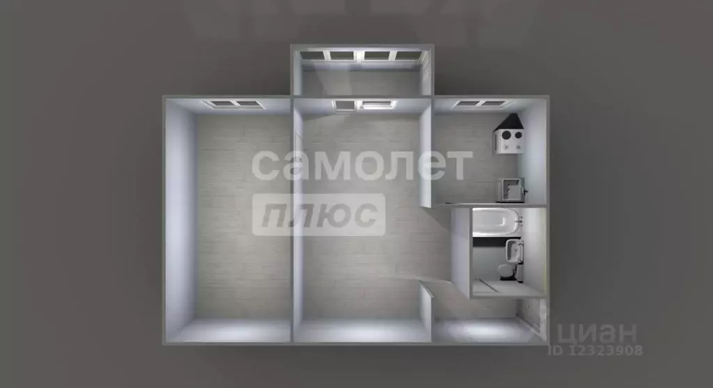 2-к кв. Московская область, Подольск Климовск мкр, ул. Заводская, 10 ... - Фото 2