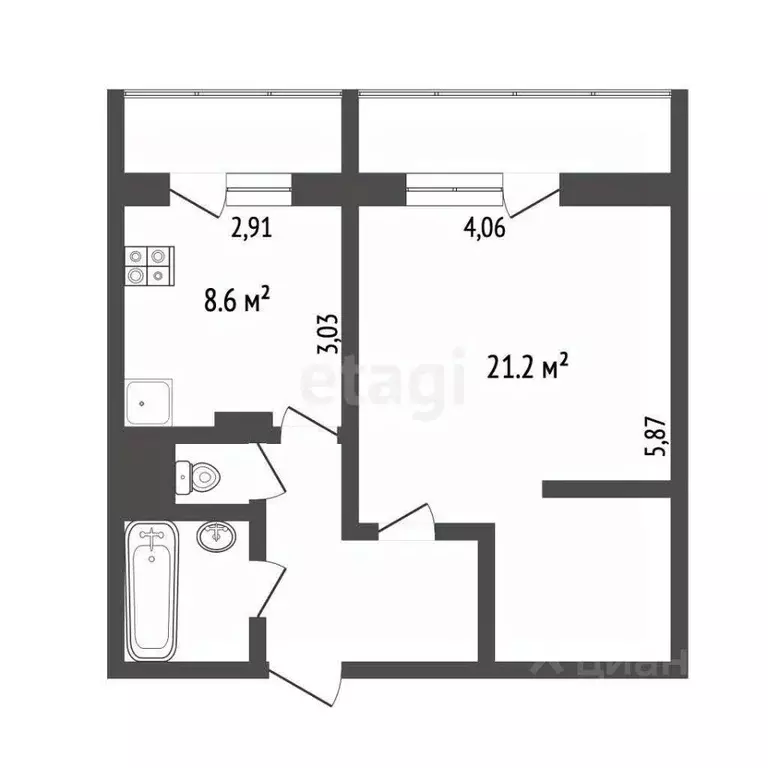 1-к кв. Москва Ставропольская ул., 64К2 (39.1 м) - Фото 1