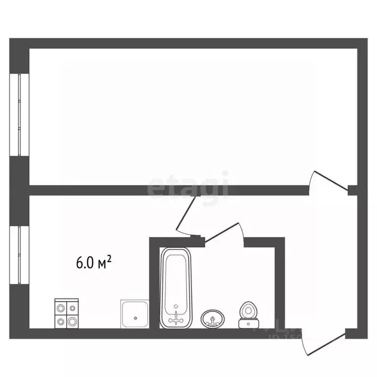 1-к кв. Владимирская область, Муром Юбилейная ул., 58 (29.7 м) - Фото 0