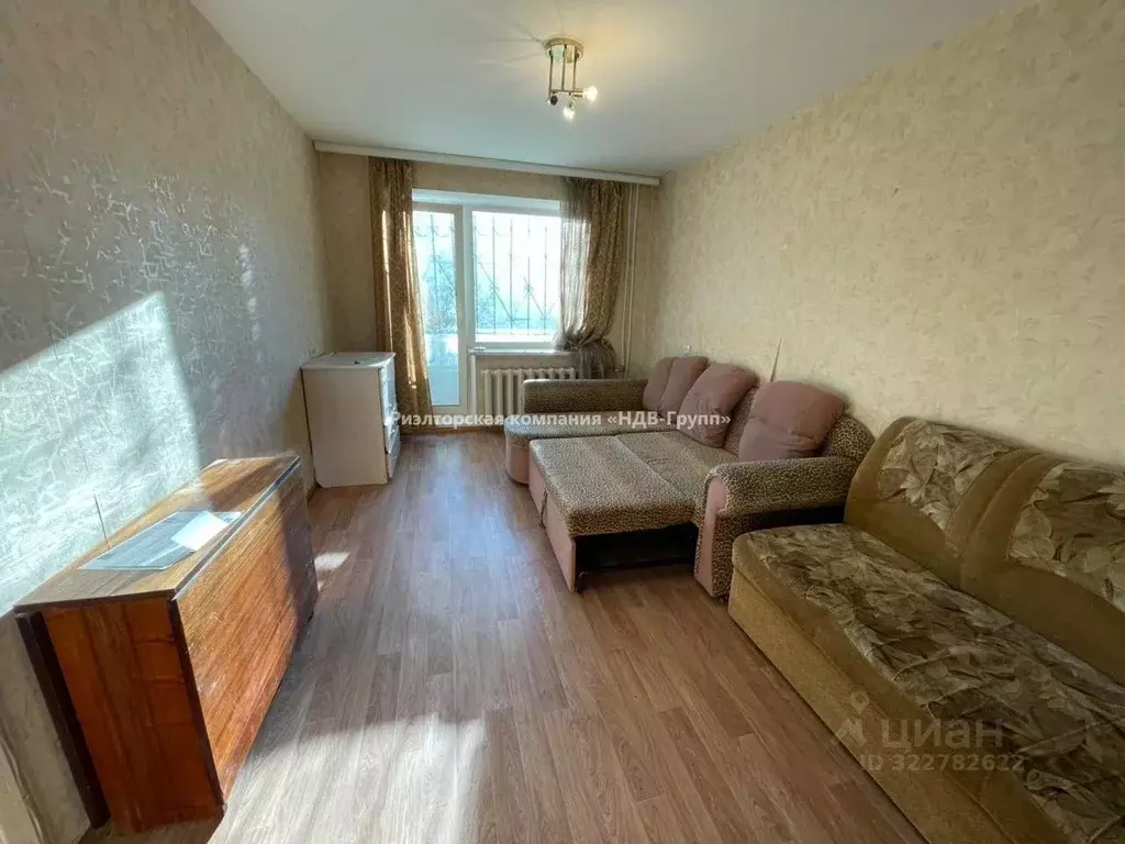 1-к кв. Хабаровский край, Хабаровск Тихоокеанская ул., 194 (33.0 м) - Фото 1