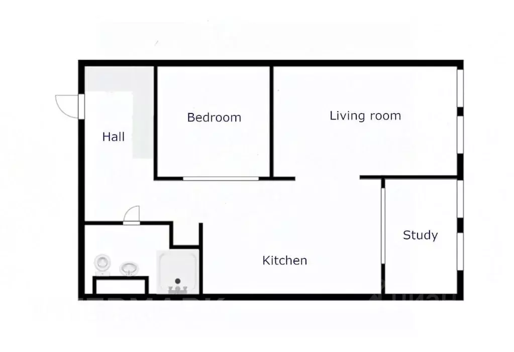 2-к кв. Москва ул. Шаболовка, 10к1 (70.0 м) - Фото 1