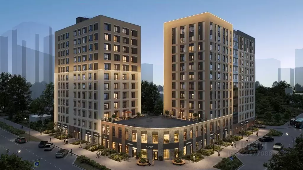 2-к кв. Ленинградская область, Кудрово г. Всеволожский район, ... - Фото 2