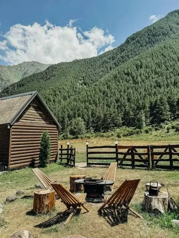 Дом в Кабардино-Балкария, Эльбрусский район, с. Верхний Баксан  (60 м) - Фото 1
