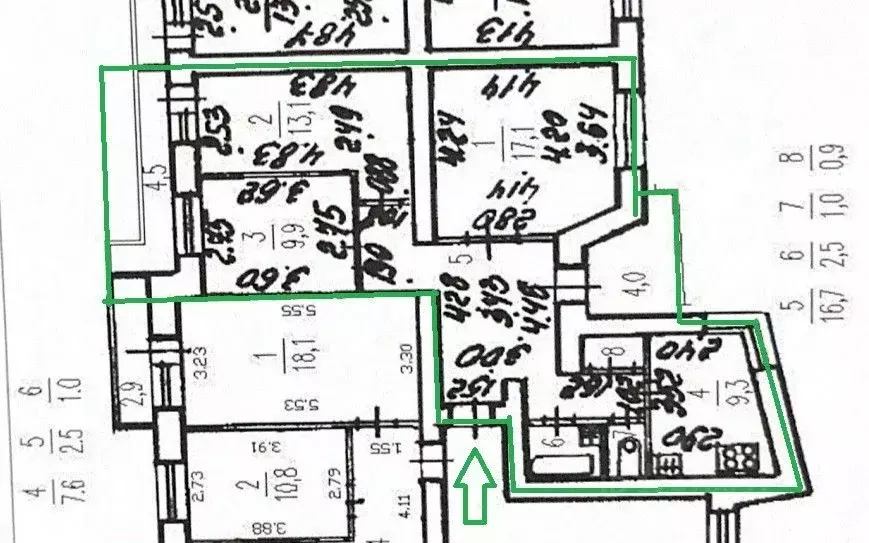 3-к кв. Санкт-Петербург Варшавская ул., 108 (70.5 м) - Фото 2