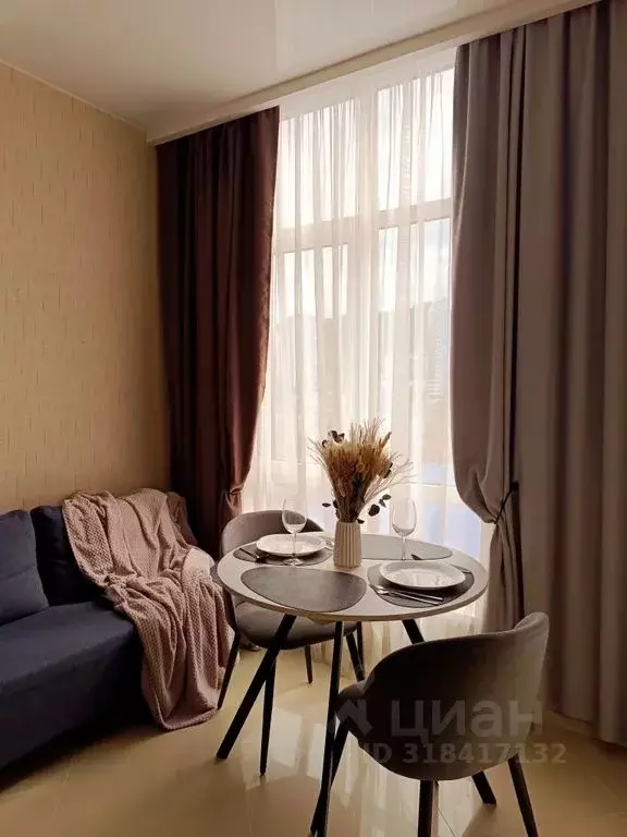 Студия Краснодарский край, Сочи ул. Просвещения, 147/1 (33.0 м) - Фото 1