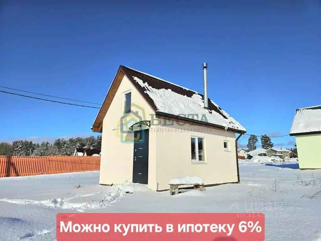 Дом в Ленинградская область, Приозерский район, Запорожское с/пос, ... - Фото 0