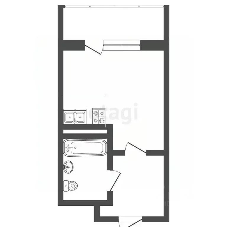 Студия Саха (Якутия), Якутск ул. Билибина, 19/8 (19.8 м) - Фото 1