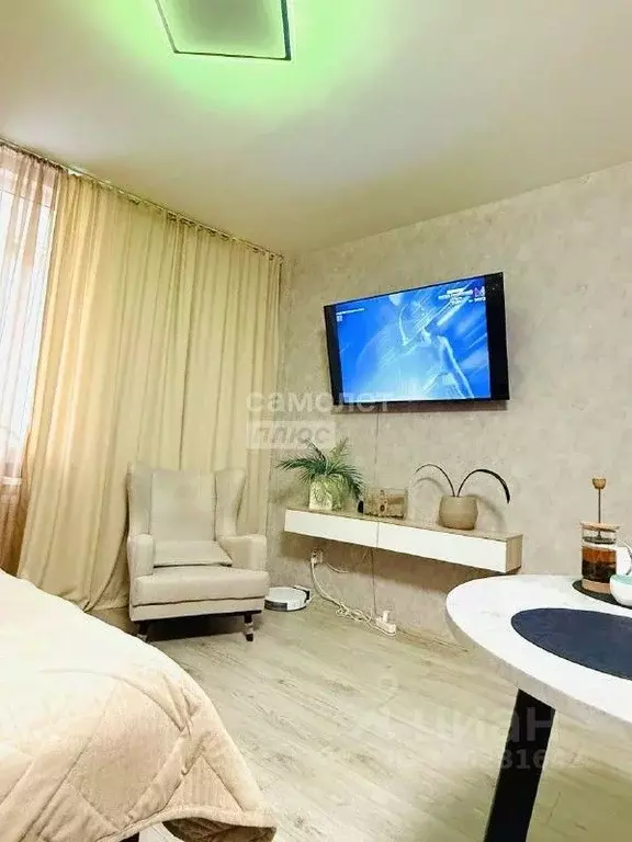 Студия Свердловская область, Екатеринбург Уктус жилрайон, Светлый мкр, ... - Фото 1