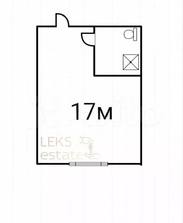 Квартира-студия, 17 м, 1/5 эт. - Фото 0