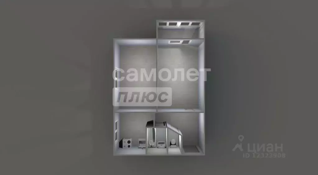 2-к кв. Московская область, Подольск Львовский мкр, ул. Горького, ... - Фото 2