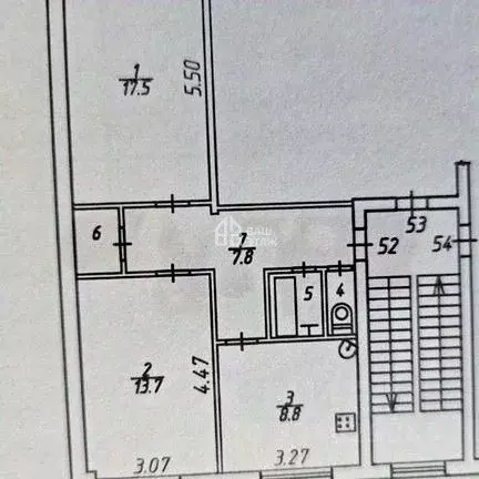 2-к кв. Калужская область, Калуга Турынино мкр, ул. Советская, 5 (52.0 ... - Фото 1