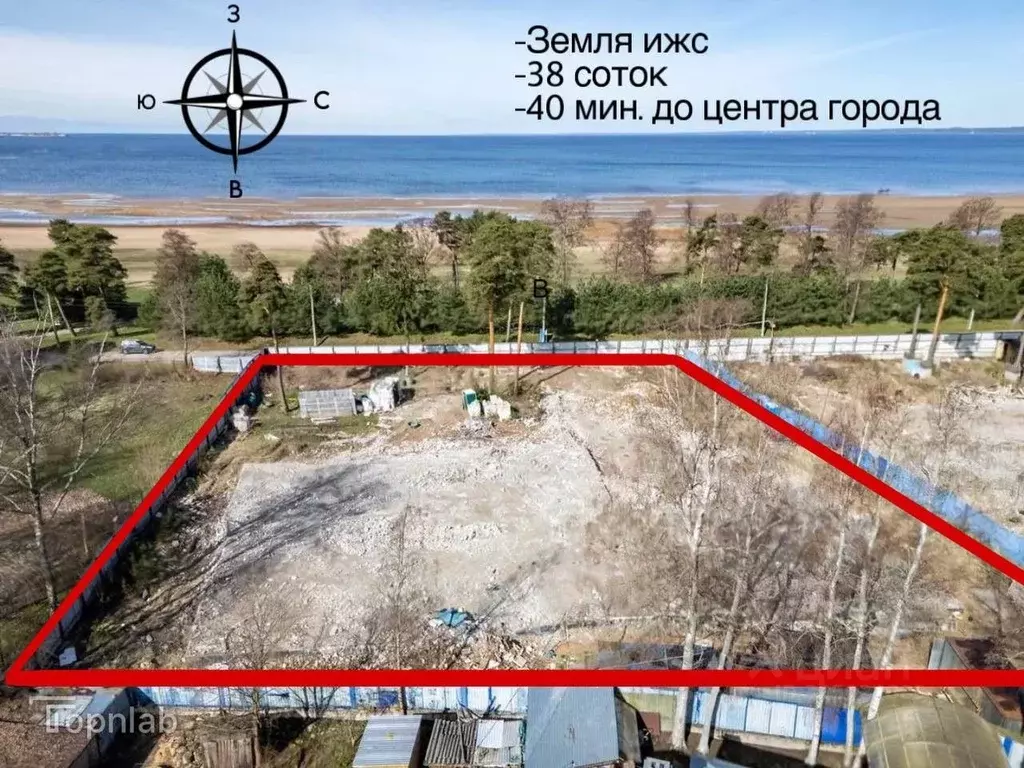 Участок в Санкт-Петербург, Санкт-Петербург, Сестрорецк Пляжная ул., 18 ... - Фото 1