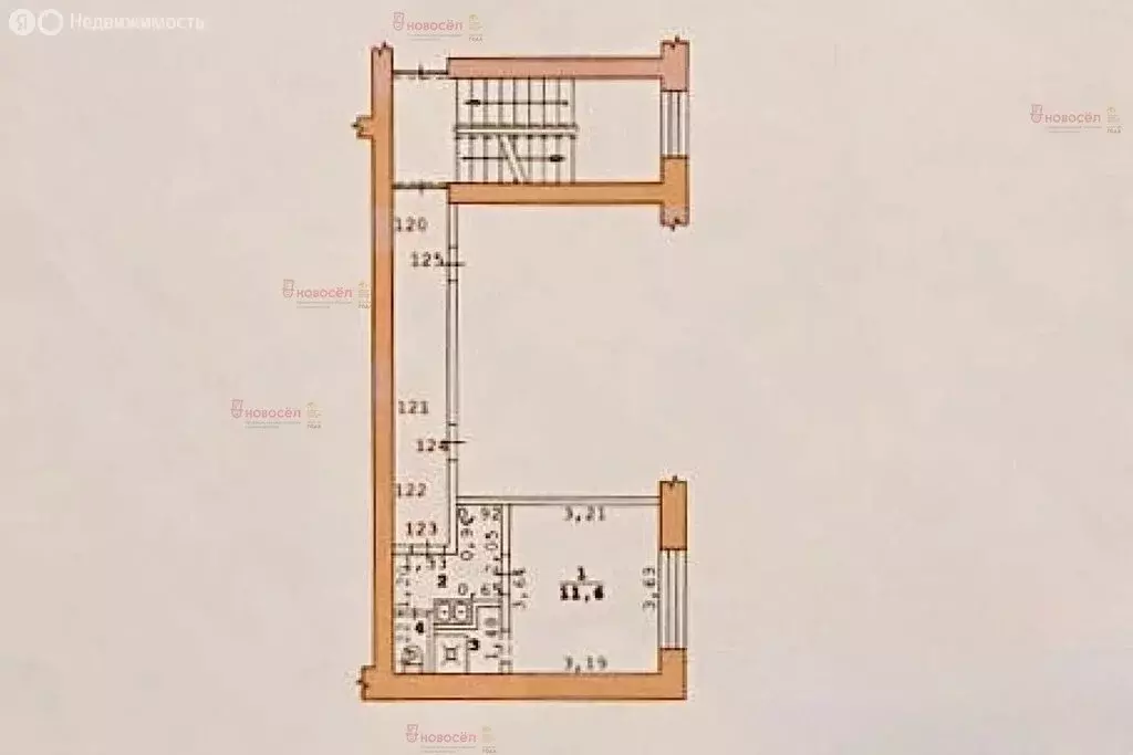 Квартира-студия: Екатеринбург, улица Малышева, 127А (18 м) - Фото 1