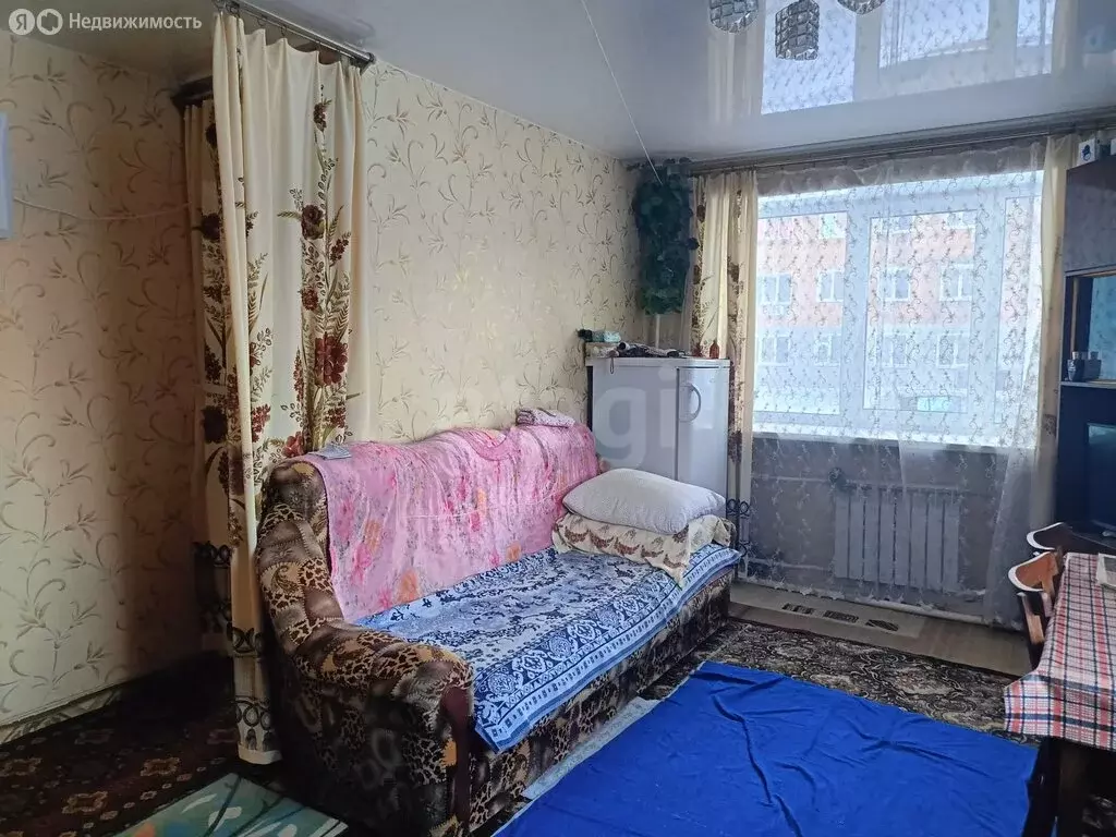 1-комнатная квартира: Анжеро-Судженск, улица Крылова, 13 (30 м) - Фото 1