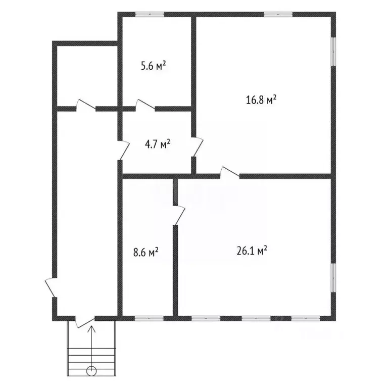 Дом в Нижегородская область, Бор ул. Докучаева, 4 (65 м) - Фото 2