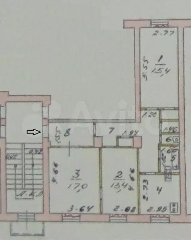3-к. квартира, 75 м, 4/5 эт. - Фото 0