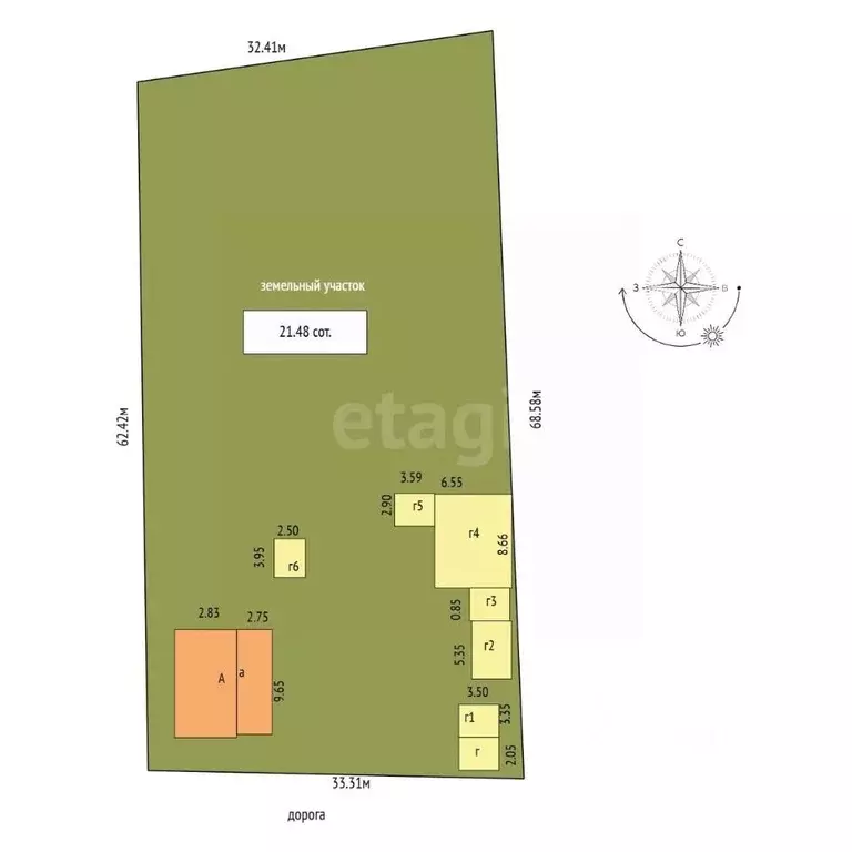 Дом в Башкортостан, Ишимбайский район, с. Кузяново Школьная ул. (48 м) - Фото 2