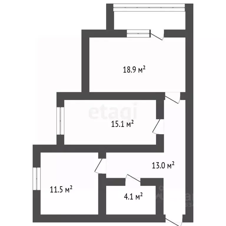 2-к кв. Воронежская область, Воронеж бул. Олимпийский, 6 (62.6 м) - Фото 1
