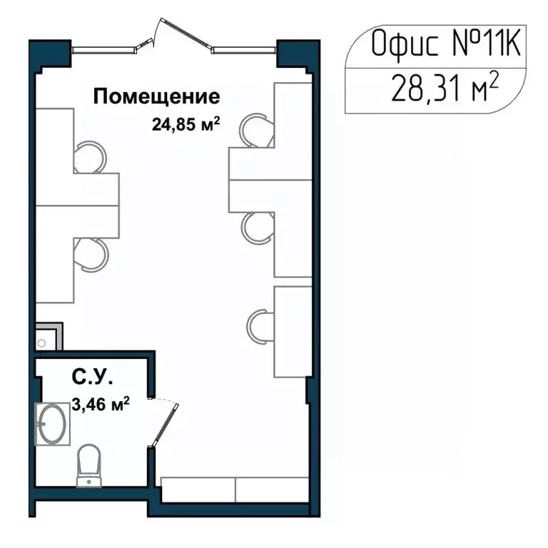 Помещение свободного назначения в Севастополь ул. Летчиков, 10к4 (28 ... - Фото 1